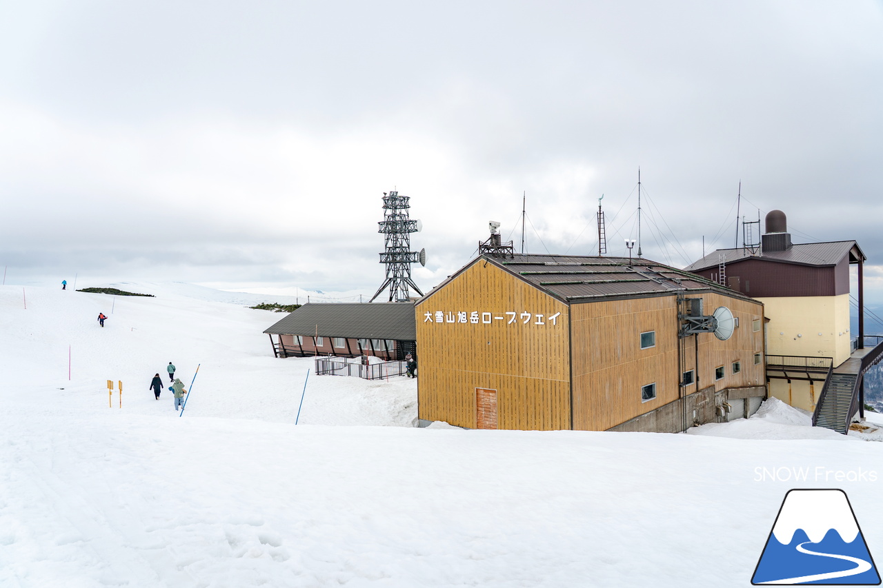大雪山旭岳ロープウェイ｜北海道最高峰「旭岳」で、ひと足先に滑り納め…。2024-2025シーズンも SNOW Freaks をご覧くださり、どうもありがとうございました！
